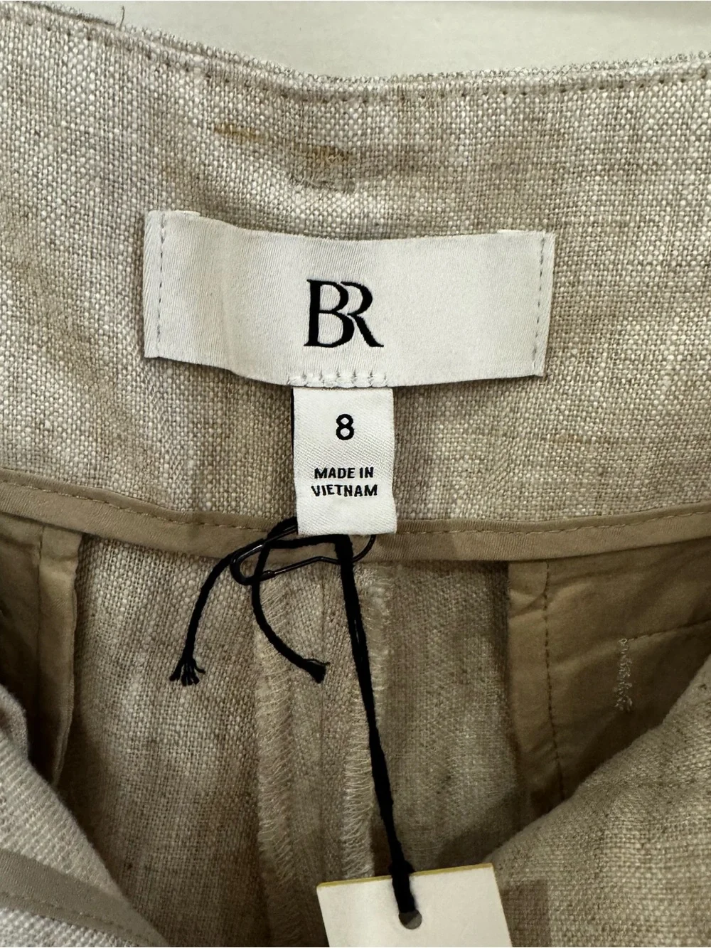 NWT Banana Republic Lina Pleated Linen Shorts Size 8